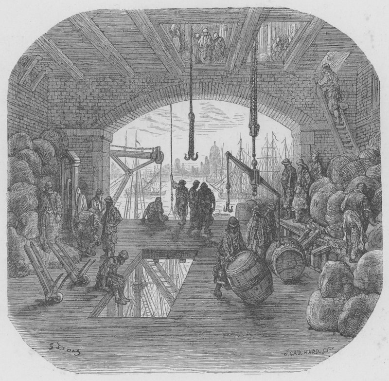 Raktár La Cite-ban alkotó: Gustave after Dore