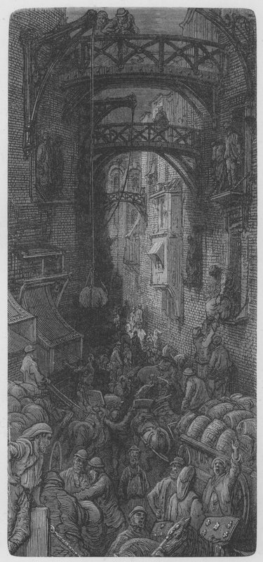 Forgalmas utca alkotó: Gustave after Dore