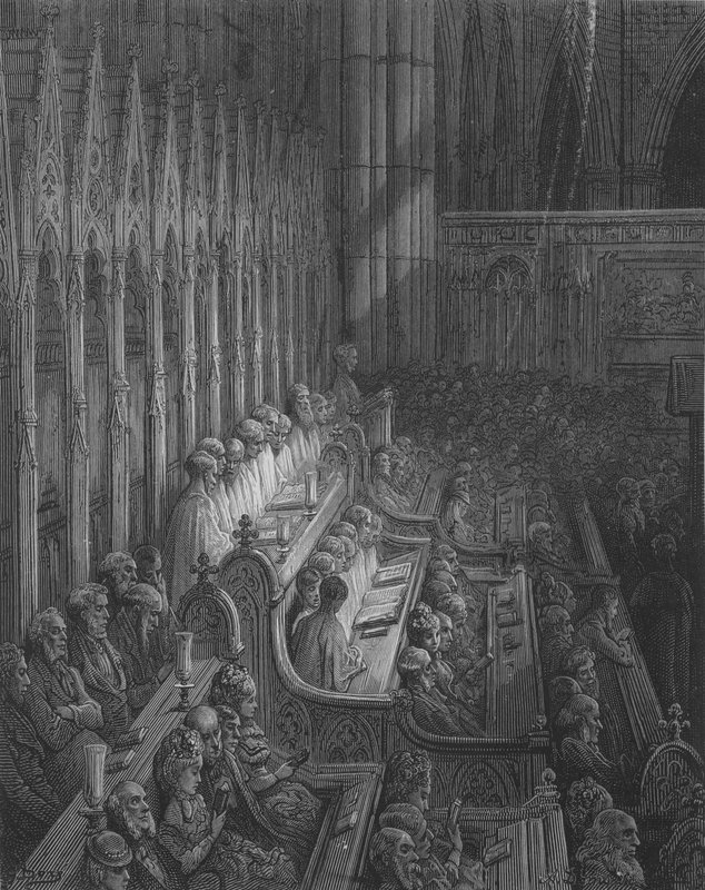 Westminster, A kórus alkotó: Gustave after Dore