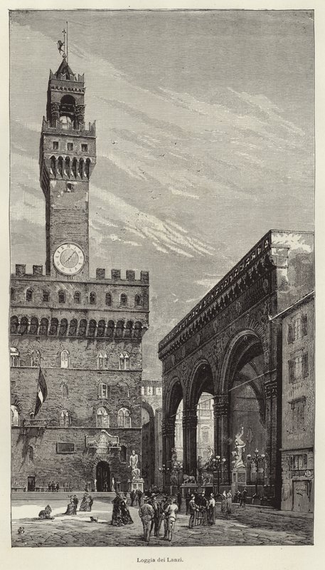 Loggia dei Lanzi alkotó: Gustave Bauernfeind