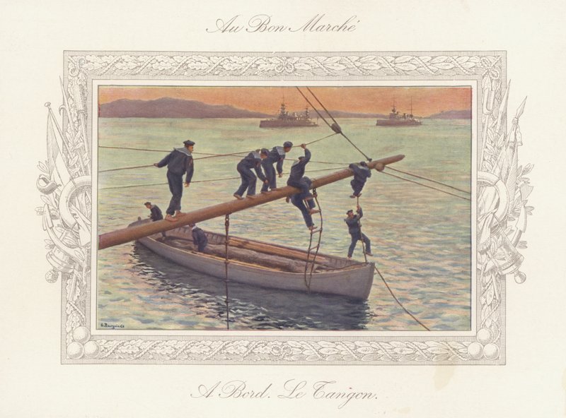 Az Outrigger fedélzetén alkotó: Gustave Bourgain