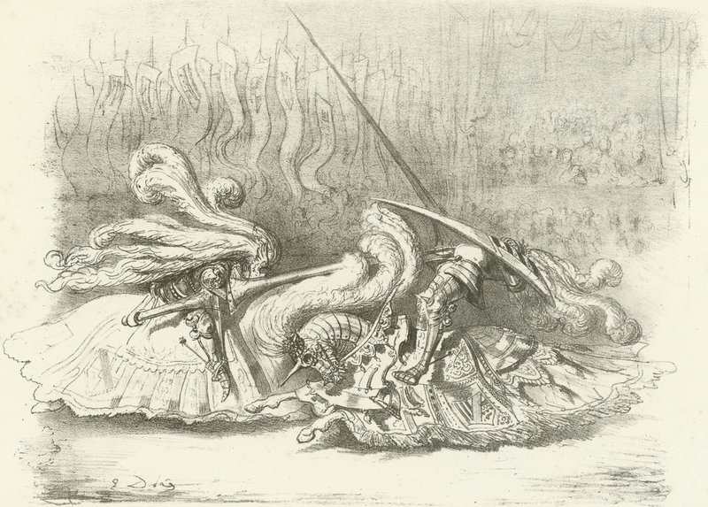 Verseny – Beauty the Prize AD1450 (mélynyomás) alkotó: Gustave Dore