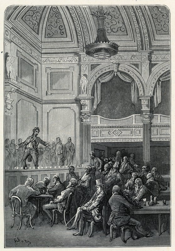 Evans Song and Supper Rooms alkotó: Gustave Dore