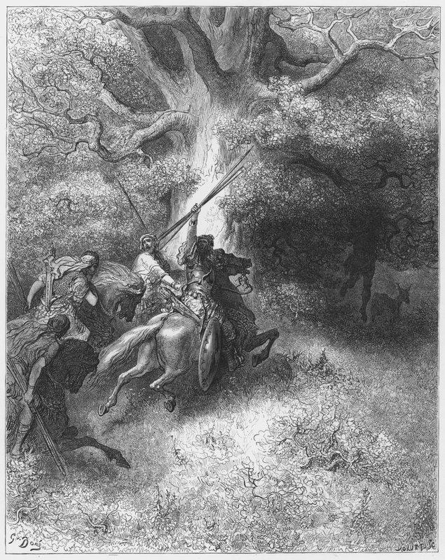 Gustave Dore Biblia: Absalom halála alkotó: Gustave Dore
