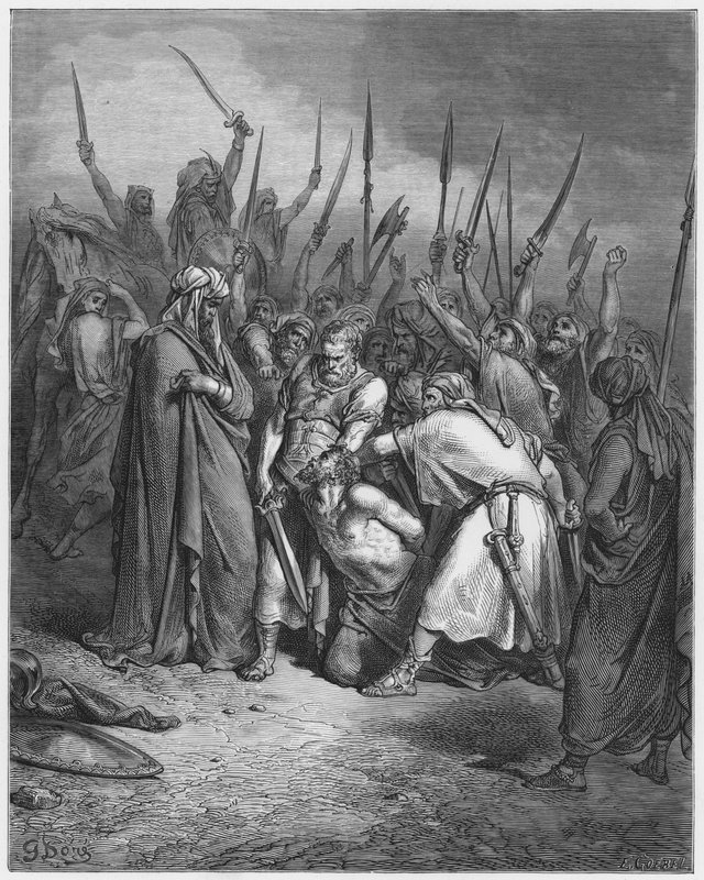 Gustave Dore Biblia: Agag halála alkotó: Gustave Dore