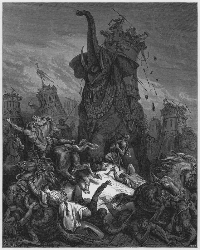 Gustave Dore Biblia: Eleázár halála alkotó: Gustave Dore