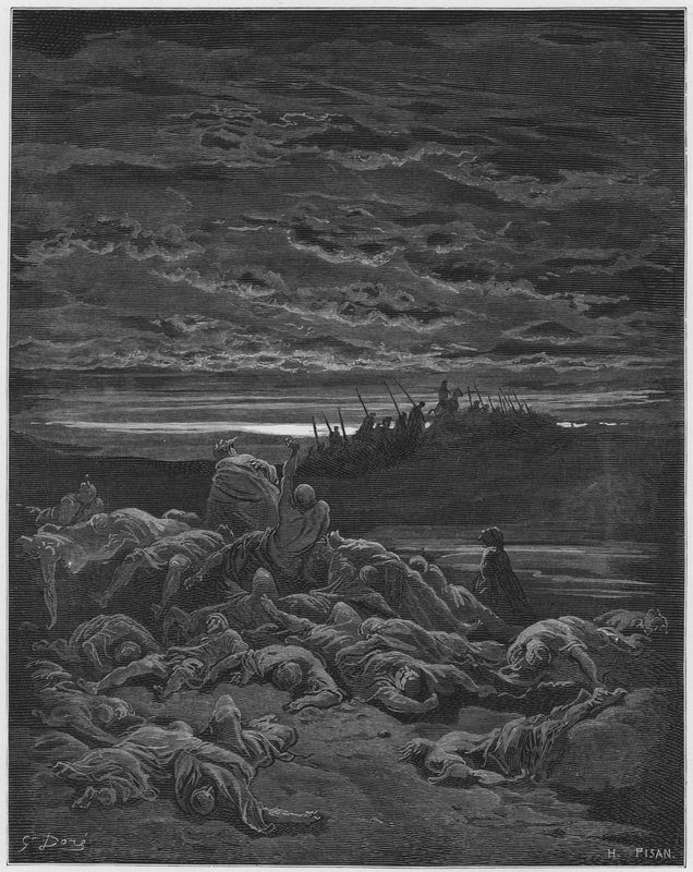 Gustave Dore Biblia: Jerubbaal fiainak halála alkotó: Gustave Dore