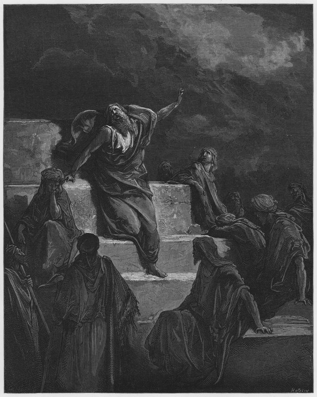 Gustave Dore Biblia: Jeremiás (metszet) alkotó: Gustave Dore