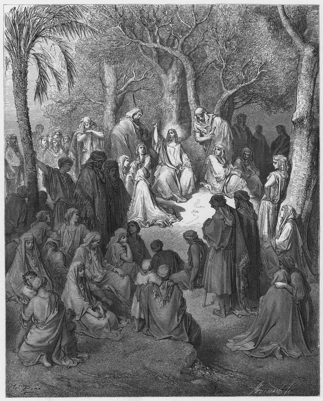 Gustave Dore Biblia: A hegyi beszéd alkotó: Gustave Dore