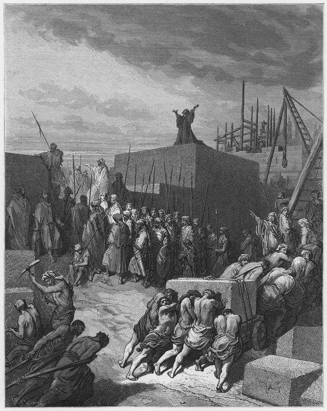 Gustave Dore Biblia: A templom újjáépítése alkotó: Gustave Dore