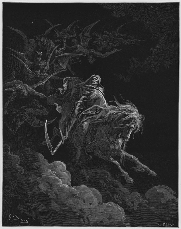 Gustave Dore Biblia: A halál látomása alkotó: Gustave Dore