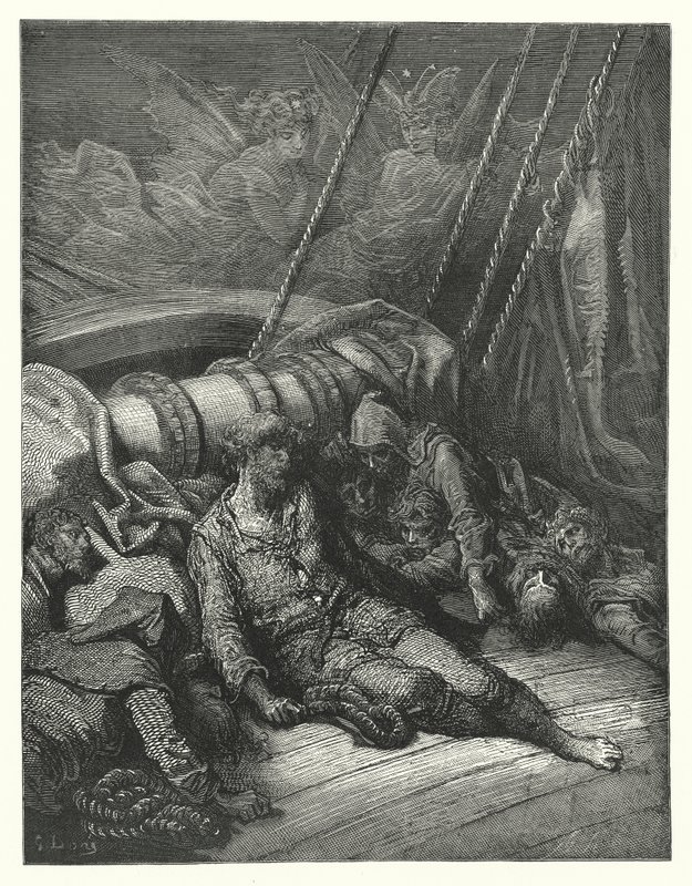 Gustave Dore illusztrációja Coleridge Rime of the Ancient Mariner című művéhez (metszet) alkotó: Gustave Dore
