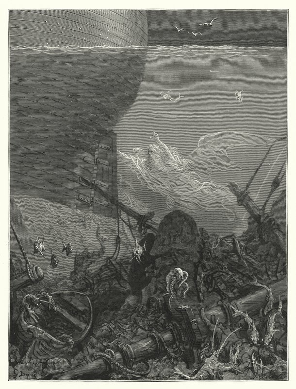 Gustave Dore illusztrációja Coleridge Rime of the Ancient Mariner című művéhez (metszet) alkotó: Gustave Dore