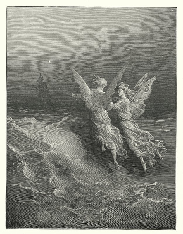 Gustave Dore illusztrációja Coleridge Rime of the Ancient Mariner című művéhez (metszet) alkotó: Gustave Dore