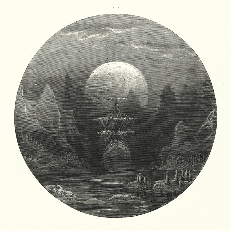 Gustave Dore illusztrációja Coleridge Rime of the Ancient Mariner című művéhez (metszet) alkotó: Gustave Dore