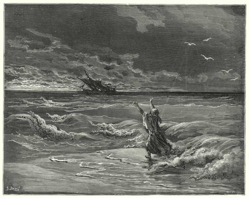 Gustave Dore Don Quijote: "Gyere vissza, drága lányom, mert mindent megbocsátok neked" (metszet) alkotó: Gustave Dore