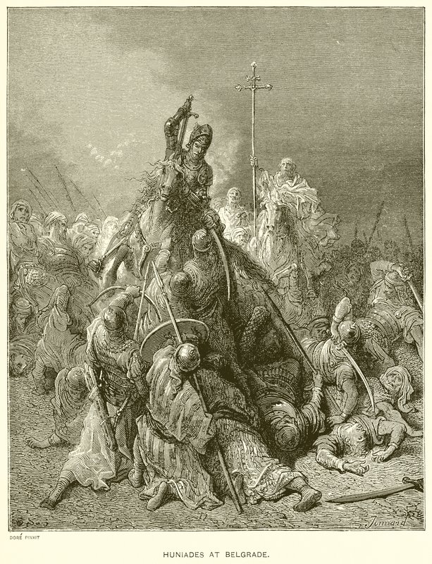 Huniades Belgrádban alkotó: Gustave Dore