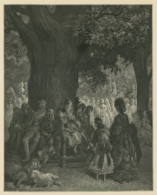 Kensington Gardens, London alkotó: Gustave Dore