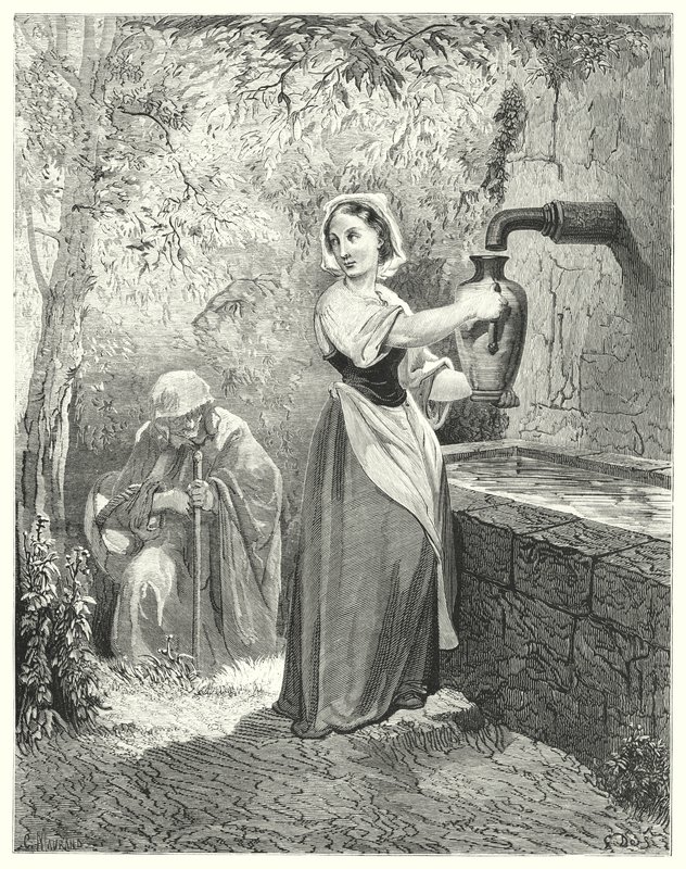 Le Fees; A tündérek (metszet) alkotó: Gustave Dore
