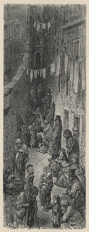 Orange Court, Drury Lane alkotó: Gustave Dore