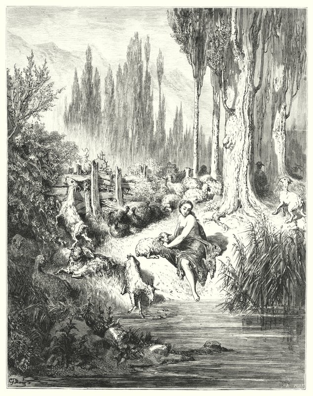 Peau-D"Ane; Szamárbőr alkotó: Gustave Dore