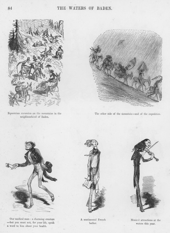 Humoros és groteszk vázlatok – Gustave Dore (metszet) alkotó: Gustave Dore