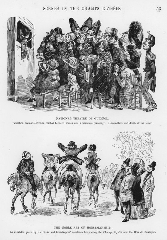 Humoros és groteszk vázlatok – Gustave Dore (metszet) alkotó: Gustave Dore