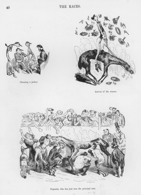 Humoros és groteszk vázlatok – Gustave Dore (metszet) alkotó: Gustave Dore