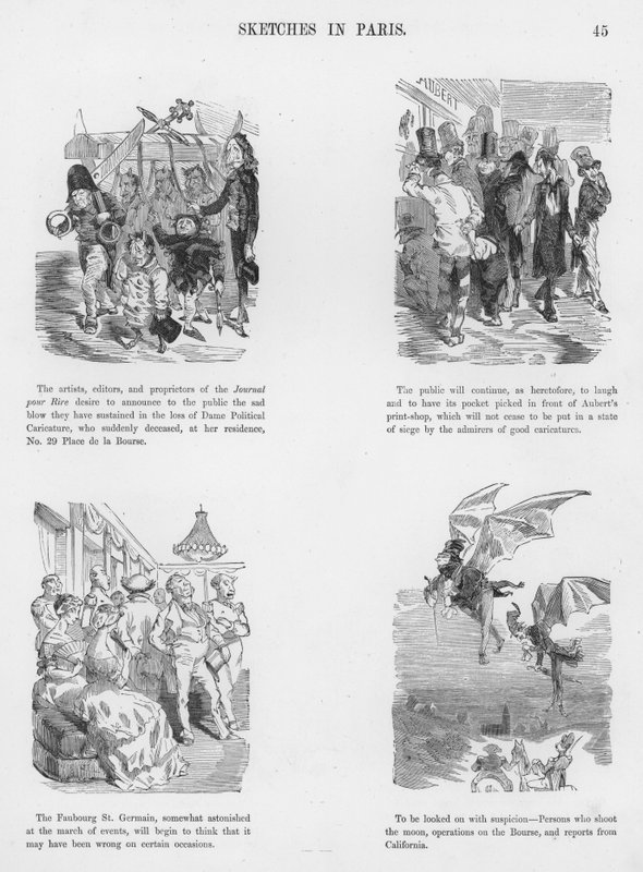 Humoros és groteszk vázlatok – Gustave Dore (metszet) alkotó: Gustave Dore