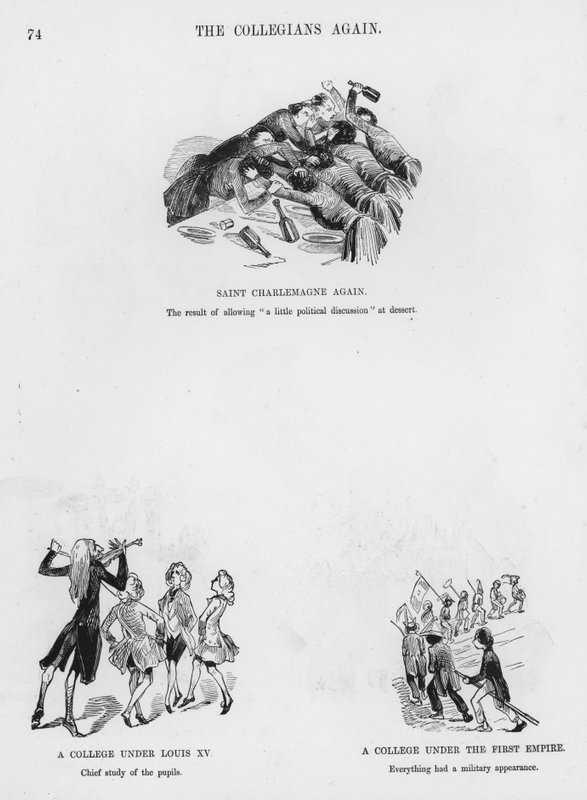 Humoros és groteszk vázlatok – Gustave Dore (metszet) alkotó: Gustave Dore