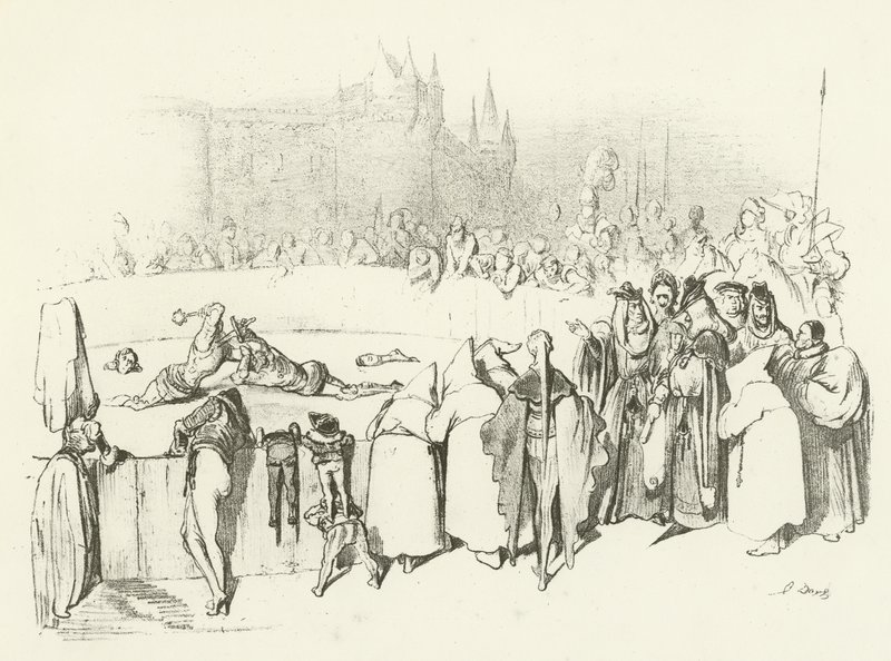 Isten ítélete (mélynyomás) alkotó: Gustave Dore