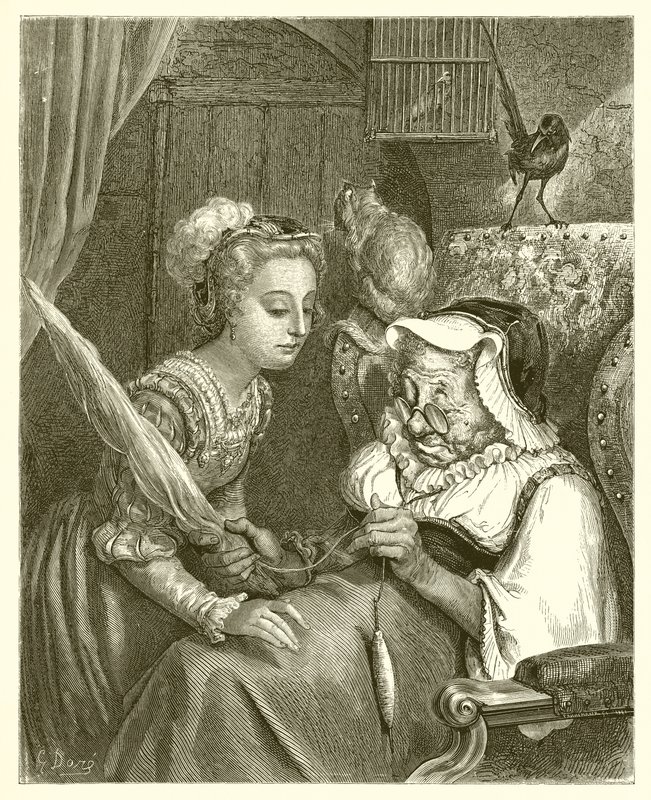 A hercegnő és a tündérkáposzta alkotó: Gustave Dore