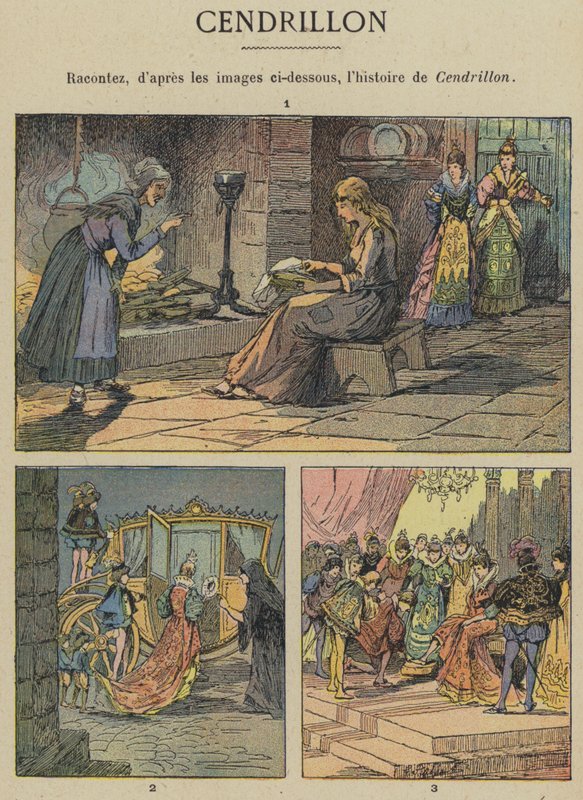 Cendrillon (színes litho) alkotó: Gustave Fraipont