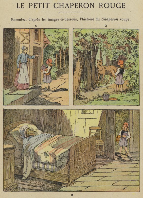 Piroska (színes litó) alkotó: Gustave Fraipont