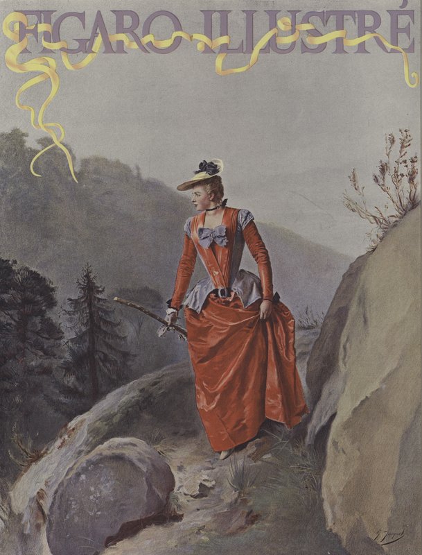 A Le Figaro Illustre borítója, 1891. augusztus alkotó: Gustave Jacquet