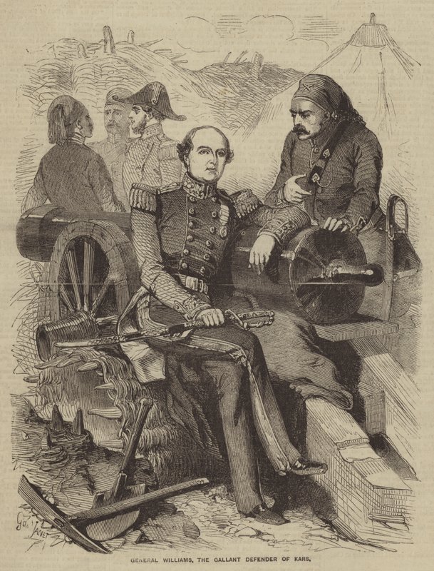 Williams tábornok, Kars gáláns védelmezője alkotó: Gustave Janet