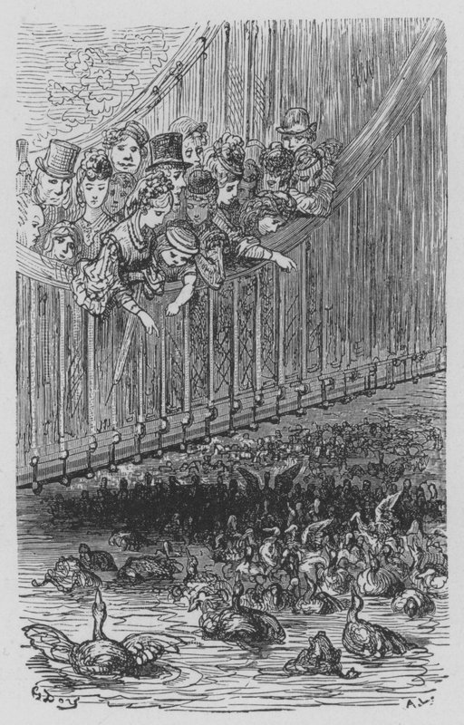 Hyde-Park, La Serpentine alkotó: Gustave after Dore