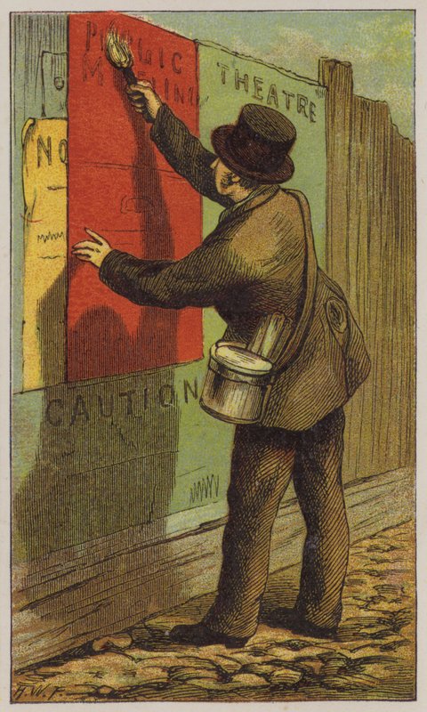 Számlamatrica (színes litó) alkotó: H.W. (after) Petherick