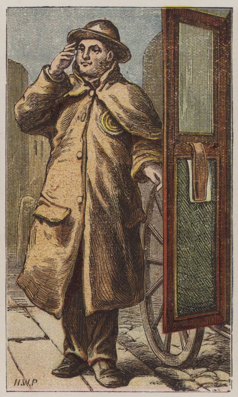 Cabman (színes litó) alkotó: H.W. (after) Petherick