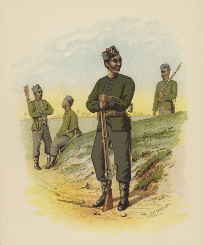 A 3. Goorkhas alkotó: H. Bunnett