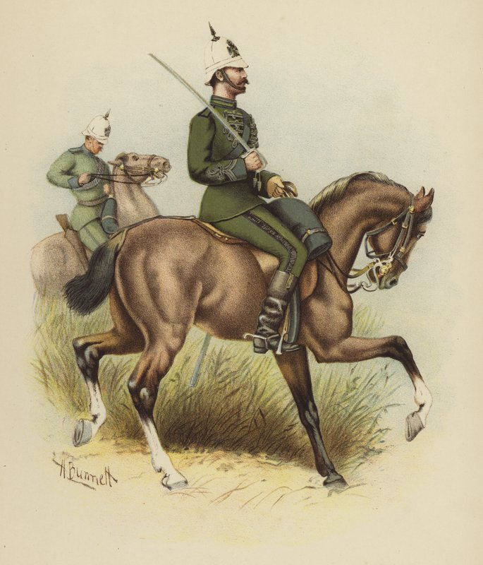 A Cape Mounted Rifles alkotó: H. Bunnett