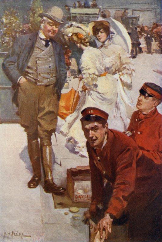 The Shoe-Black (színes litho) alkotó: H. H. Flere