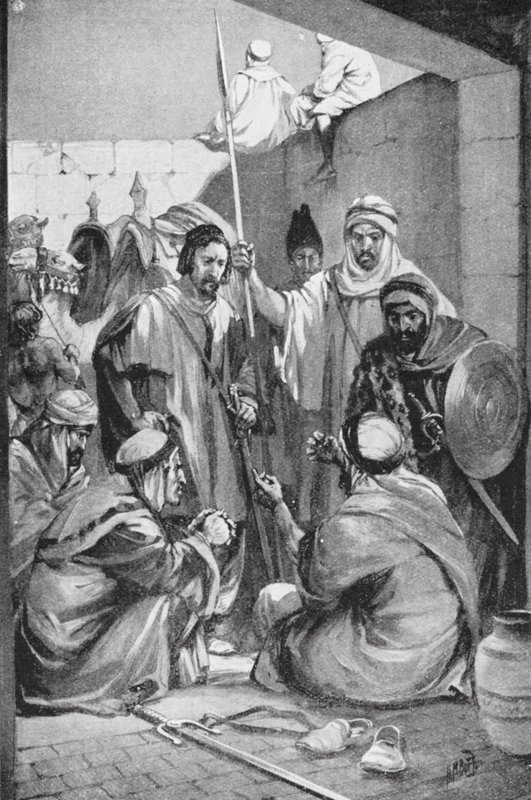 Arabok lázadást terveznek (litho) alkotó: H. M. (after) Burton