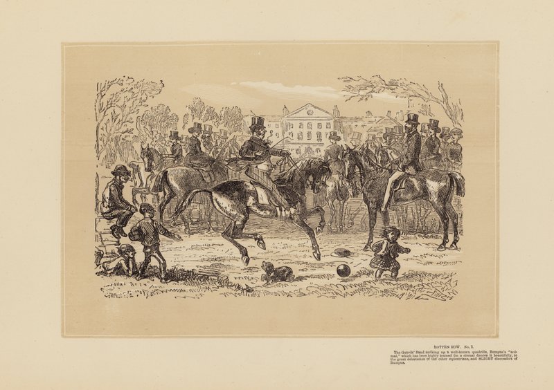Rotten Row, No 3, Zene és emlékezet (metszet) alkotó: Hablot Knight (1815 92) Browne