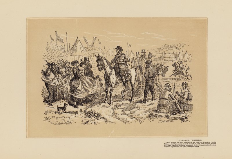 The Wimbledon Meeting, 2. sz., Testvériség (metszet) alkotó: Hablot Knight (1815 92) Browne