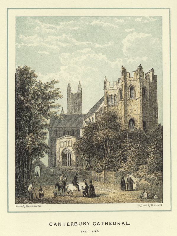 Canterbury katedrális, keleti vége alkotó: Hablot Knight Browne