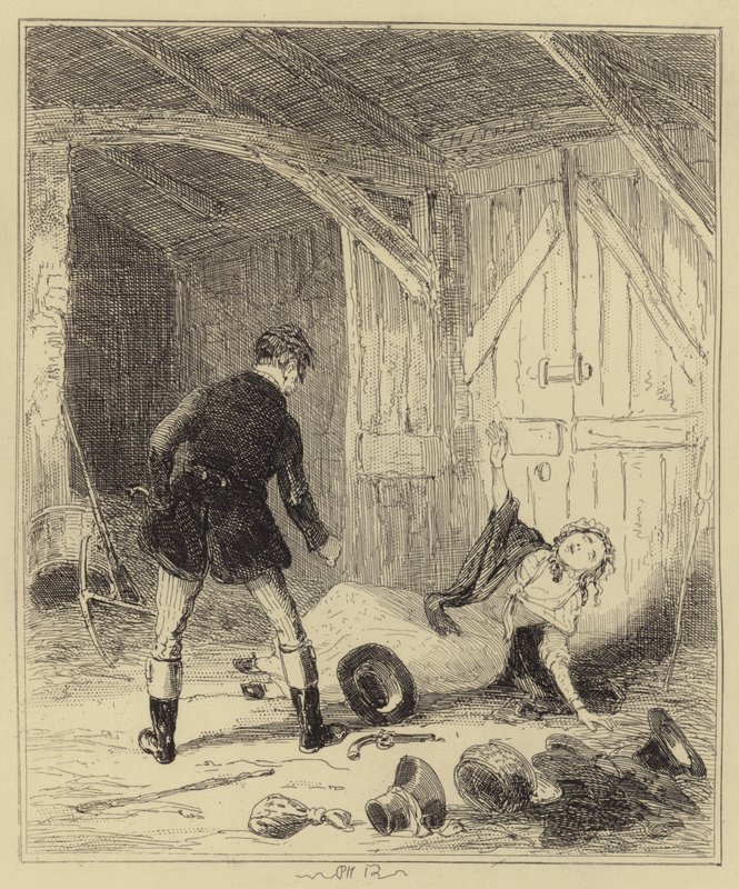 Zsinórlövés Maria Marten alkotó: Hablot Knight Browne