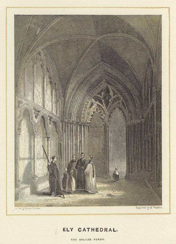 Ely katedrális, a galileai tornác alkotó: Hablot Knight Browne