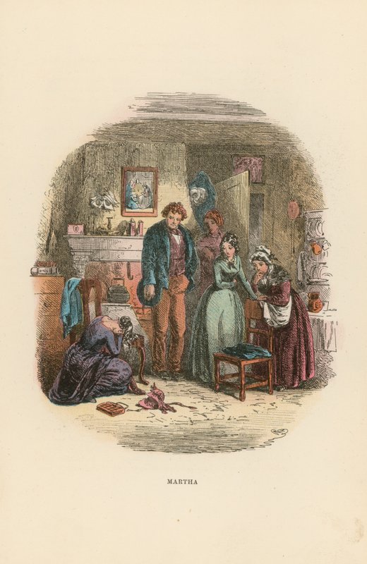 Illusztráció David Copperfield számára alkotó: Hablot Knight Browne