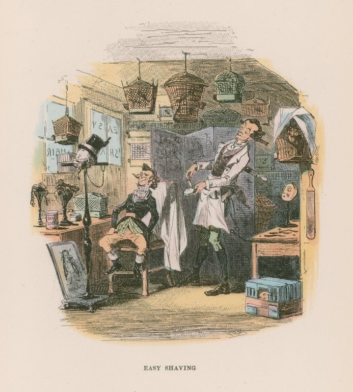 Illusztráció Martin Chuzzlewit számára alkotó: Hablot Knight Browne